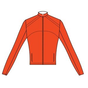 Coral/orange light weight running jacket